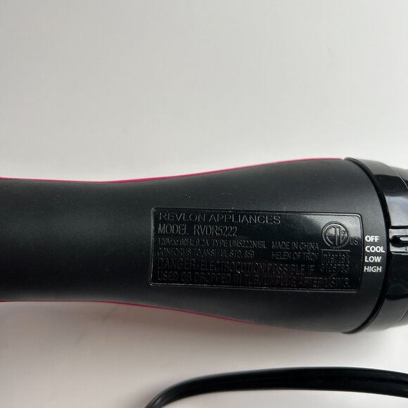 Revlon One-Step Volumizer -  Dries & Volumizes in One Step! Pink RVDR5222 - Picture 7 of 9